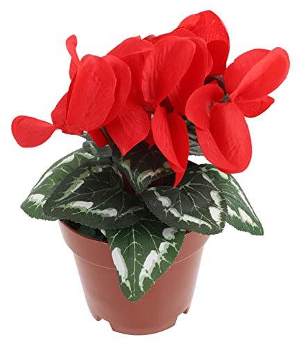 WOONEKY 3 Stücke Elegante Seide Bonsai Simulation Seide Blumentopf Künstliche Gefälschte Anlage Für Wohnzimmer
