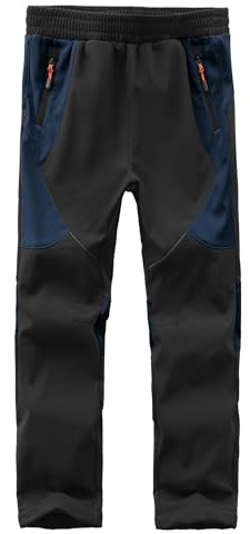 Zoofly Softshellhose Kind Skihose Kinder Thermohose Softshellhose Kinder Winddichte Winter Schneehose Jungen Mädchen Wanderhose Winddicht Warme Outdoorhose