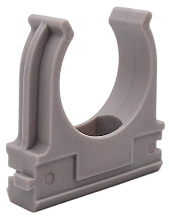 SKIR'CO (40 piezas) Clips de tubo, abrazaderas de plástico para tuberías de 32 mm, abrazaderas de tubo tipo U, clips de tubo, ganchos de manguera