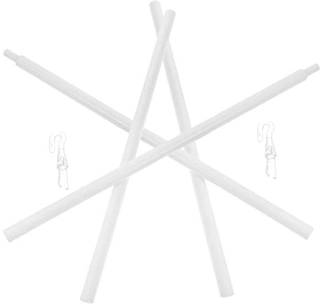 Alipis 2stücke Jalousiestange Aus Kunststoff Für Fensterjalousien Jalousiestab Mit Haken Für Gardinenstangenhaken Vertikaljalousiezugstange Als Ersatz Für Jalousieersatzstange Leicht