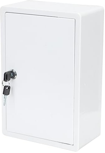 Caja de Leche con Cerradura Beige de Plástico para Montaje en Pared