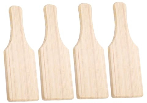 LOLIPPYY Holz Töpferwerkzeug Set 4 Stück Modellierwerkzeug Ton Mit Glattem Modellierbrett Für DIY Tonbearbeitung Und Texturierung Von Tonoberflächen