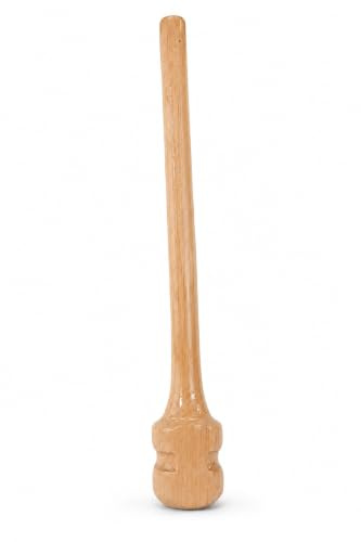 MOLINILLO DE MADERA - PARA BATIR Y PREPARAR TUS CHOCOLATES - PRODUCTO COLOMBIANO - 34 CM