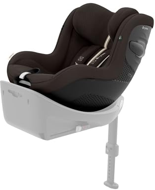 CYBEX Gold Kinder-Autositz Sirona G3 Plus, Ohne Base, Chocolate Brown | Ohne Base, ab ca. 3 Monaten bis 4 Jahre, max. 19 kg, 61 - 105 cm, 360-Grad-Drehmechanismus, integrierter Seitenaufprallschutz