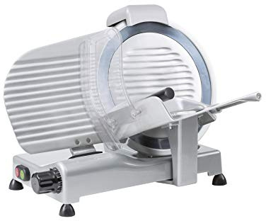 RGV Affettatrice New Lusso 300 ES DOM - Lama Ø300mm, Motore Ventilato 180W, Affilatorio Fisso, Spessore Regolabile 0–16mm