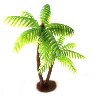 VALICLUD Palma Da Cocco in Plastica Miniatura Decorazioni Paesaggistiche Bonsai Modelli Alberi Architettonici Scenari Paesaggistici in Miniatura Scenici