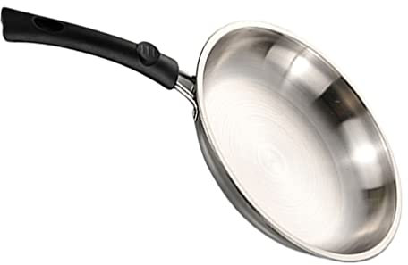 BESPORTBLE 1stück Praktische Edelstahlpfanne Antihaft Bratpfanne Für Gas Und Induktionsherde Langlebig Und Vielseitig Einsetzbar Kochen Und Grillen