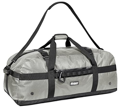 Fitdom 130L 36 Heavy Duty Extra Large Sports Gym Equipment Travel Duffle Bag W/Adjustable Shoulder & Compression Straps. Perfect for Soccer Baseball Basketball Hockey Football & Team Coaches & More