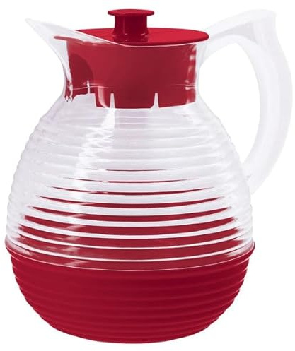 Carafe Vintage 1.3L - Rouge coquelicot - Pichet Rétro Made in France