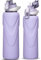 DEARRAY 1l / 1 litre Sports Glass Water Bottle with Straw & Silicone Sleeve Large Reusable BPA-free Glass Drinking Bottle with Flip Top Lid for Gym, Travel, Hiking