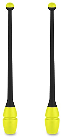 DRUNA Mazas Engarzables de Tecnocaucho Indigo 41 cm (Negro- Limón)