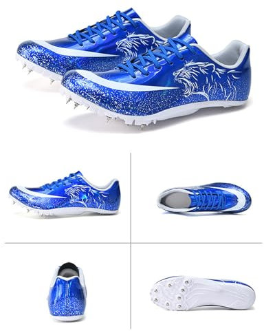 LuminescentDream Leichtathletik-Sprint-Spikes,Unisex Spiked Sprint Leichtathletik-Laufschuhe,für Sprint und Mitteldistanz,atmungsaktiv,für Rennen,Springen,Sprint-Lauf-Sneaker