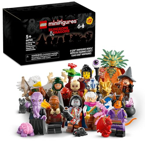 Lego Minifiguren Dungeons & Dragons 6 Pack - Spielzeug für Jungen & Mädchen ab 5 Jahren - Sammelfiguren für Kinder & Erwachsene Fans - Dungeons & Dragons Geschenk - 66765