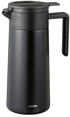 Hario Thermo-Server mit Keramikbeschichtung, 800 ml, Schwarz