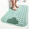 Moulaelos Alfombrilla de ducha antideslizante, 90 x 60 cm, antideslizante, con ventosas, alfombrilla de ducha para masaje, antideslizante, lavable a máquina, color verde