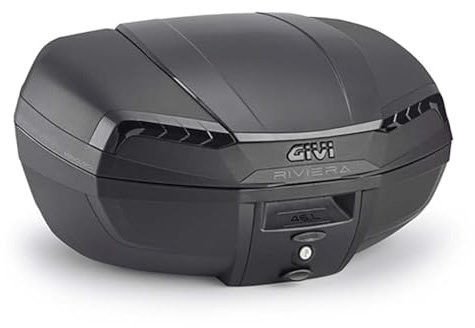 GIVI E46NB Monolock Bauletto Topcase con piastra fissaggio Inclusa Riviera Moto BLACK EDITION