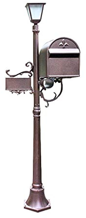 MLLXUXANCC Outdoor Mailbox Villa Letter Box Retro Mailbox/Letter Box/Post Box Outdoor Garden Letter Box - Height 150cm