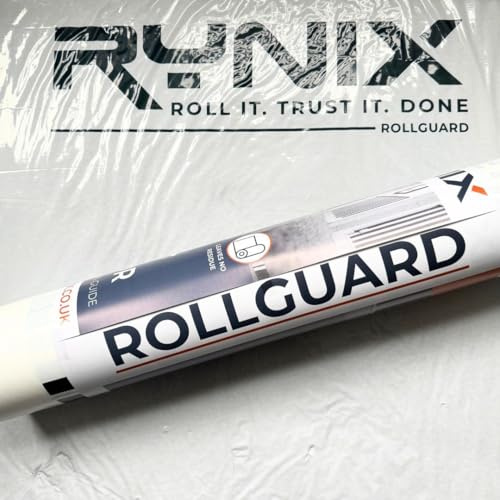Rynix RollGuard Self-Adhesive Carpet Protector Roll – 600mm x 50m | Carpet Protection Film for Builders, Painting, Renovation & DIY | Heavy-Duty, Tear-Resistant, Non-Slip