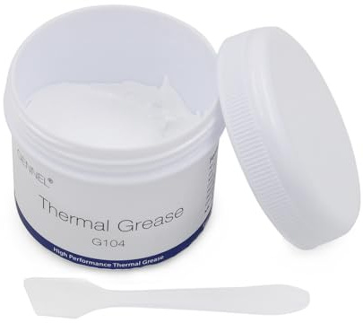 GENNEL G104 100 Grams Thermal Conductive Paste, Silicone Thermal Compound Grease, Heatsink Paste for CPU Radiator Coolers LED Printer Chipset Cooling