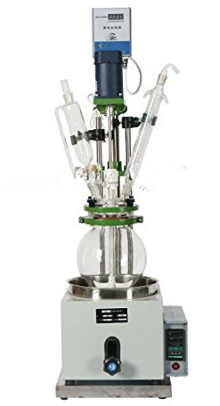 GOWE 3L Lab reattore di agitazione chimica di vetro monostrato