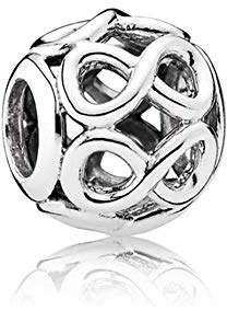 FGT S925 Openwork Hearts Flower Infinity Beads Charms fit Pandora Bracelets Birthday Charms Gift for Women Silver Rose Gold Tone