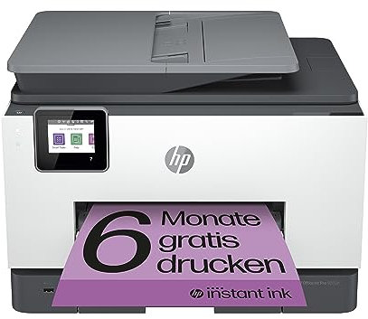 HP OfficeJet Pro 9022e Multifunktionsdrucker, 6 Monate gratis drucken mit HP Instant Ink inklusive, HP+, Drucker, Scanner, Kopierer, Fax, WLAN, LAN, Duplex, HP ePrint, Airprint, Basalt