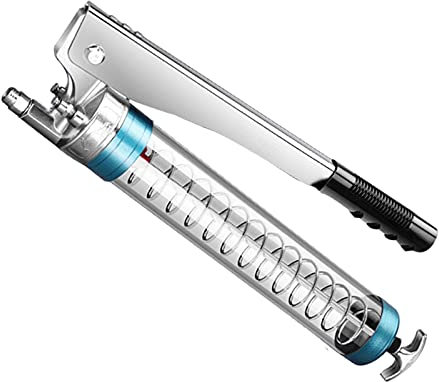 Aocet Handhebelfettpresse Handhebel Fettpresse mit Flexschlauch, Profi Schmierpresse, 8000PSI, 900CC, Vielseitig Fettpresse für Kartuschen und Lose Fette, Zubehör