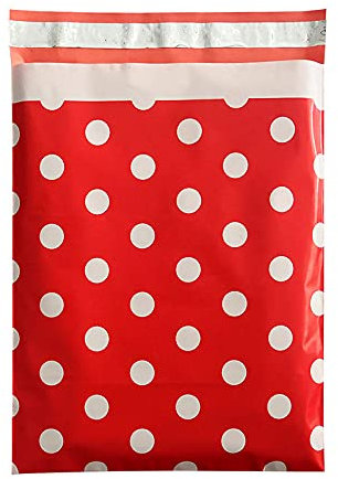 Versandbeutel 50 Teile/los Mailer Postleitbeutel Polyumhülle Persönlichkeit Farben Druck Niedlichen Muster Verpackung Kleidung Express Tasche 334 (Color : Light Grey)