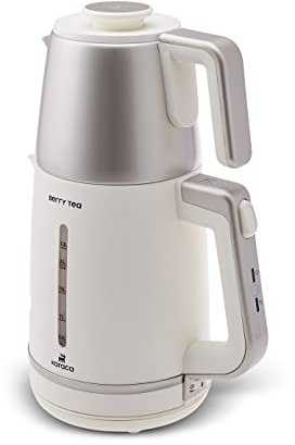 Karaca Berry Tea Xl Cay Maker Mulberry 1700 W con tetera de acero y hervidor Mulberry Hervidor de té, Tetera tradicional turca