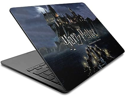 Head Case Designs Offizielle Harry Potter Schloss Grafiken Vinyl Haut Aufkleber Abziehbild Abdeckung kompatibel mit MacBook Air 13.6 A2681 (2022)