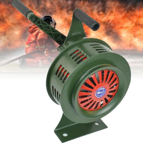 DPQYJPP Handsirene Sirenen Handkurbel Alarmsirene 120dB Tragbar Handkurbel-Alarm Manuell Bedienter Luftangriffshorn Aluminiumgehäuse Sirene fürs Haus Überwachungstechnik