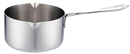 MAGICLULU Stainless Steel Milk Pan Saucepan Rustproof for Energy Saving Milk Frothing Jug