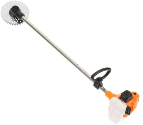 WOONEKY Mini Rasenmäher Modell PVC Miniatur Zubehör Puppen Miniatur