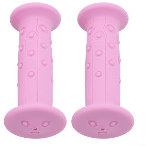 HpLive 1 paire de poignées de guidon de vélo de 19 mm pour enfants, poignée en caoutchouc souple (rose), S0EXN82RL45YHPT6N5ODO128GGZ8Z