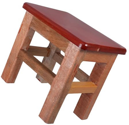 Garneck Fußhocker Aus Massivholz Für Erwachsene Quadratischer Hocker Fuß Kleiner Holzhocker Pflanzenhocker Fußstütze Tritthocker Beistelltisch Niedriger Hocker Für Zuhause Wohnheim
