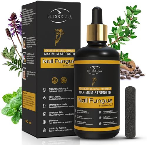 Fungal Nail Treatment for Toenails Extra Strong – Fast-Acting Nail Fungus Treatment for Toenail with Natural Tea Tree Oil – Visible Results in 1-3 Weeks,Toe Nail Fungal Healthy for Treatment (50 ML)