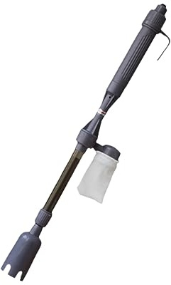 POPETPOP Elektrischer Siphon für Aquarium Reinigung Wasserfilter Reinigungssiphon Kiesreiniger mit Verstellbarer Größe und ABS für Wasserwechsel | Aquarium Reinigung, Einfache Montage, Passend für Reinigungs und Wechselvorgänge im Becken