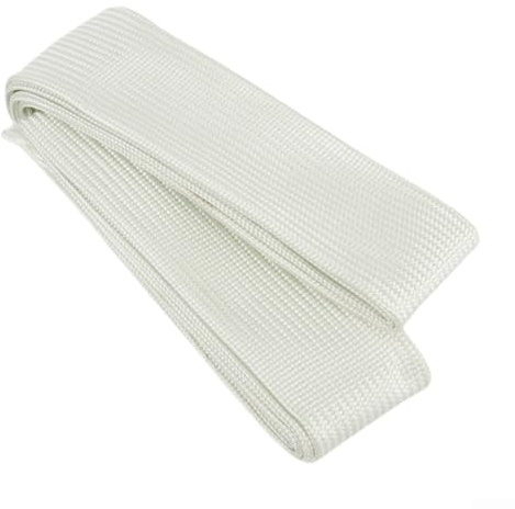 ComfyHarbor 22 to 24Mm 2M Exhaust Lagging Hose Insulation Fit, Insulation Glass Fibre Exhaust Pipe, for Heater Boat Heater Lagging