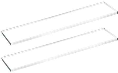 Yulokdwi Ripiani Di Ricambio Per Armadi - 2 Pezzi Robusto E Trasparente | Inserimento Ripiano Organizzatore Per Bagno - Per Articoli Da Toeletta Carta Igienica Cosmetici Camera Da Dispensa