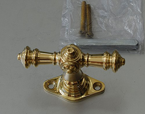 Graf von Gerlitzen Antik Messing Fenstergriff Fenstergriffe Fenster Griff Griffe Fensterolive F71P