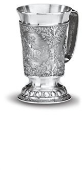 Die Neue Linie Königsjagd Bierhumpen mit spitzem Deckel 13,5 cm hoch