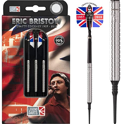 Eric Bristow Crafty Cockney 90% Silver Ringed Softdarts
