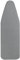 LEEWEITAS Ironing Board Covers 148x55cm, Extra Large Ironing Board Cover with 100% Cotton Top and Thick Padding, Easy Fit and Scorch Resistant (Grey, XX-Large)