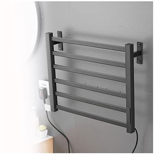 VVLXRIC Porta Asciugamani Bagno Elettrico, con Timer Impermeabile A 360 Gradi Arredo Bagno Porta Asciugamani, Termoarredo,585x455mm