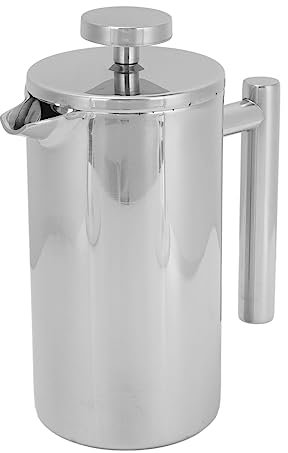 de Prensa Francesa, de Prensa de café con Aislamiento de Acero Inoxidable de Doble Capa, de Prensa Fácil para el Hogar, Camping, Regalo (800 ml)