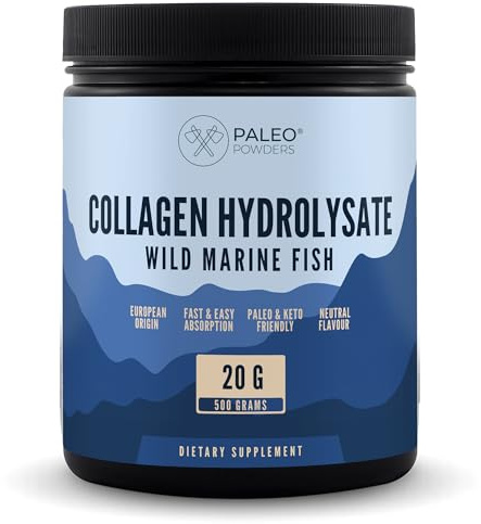 Kollagen hydrolysat Pulver - Wild gefangener Kabeljau aus Europa - 500 Gramm