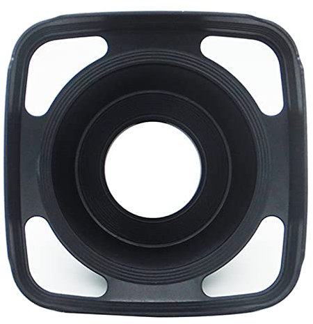 Paraluce quadrato per obiettivo parasole, accessorio per fotocamere mirrorless Filtro obiettivo per fotocamera digitale 37 mm Paraluce quadrato