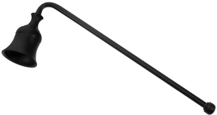 ULTECHNOVO Apagavelas de Aluminio con Mango Extintor de Mecha para Apagar Velas con Seguridad Accesorio Elegante para Evitar Salpicaduras de Cera Herramienta Manual para Hogar y Decoración