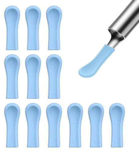 Testine di ricambio in silicone per la rimozione della, 1,2 x 0,35 cm, riutilizzabili, per la pulizia delle orecchie, set di di ricambio per otoscopio, 12 pezzi, per famiglie e adulti