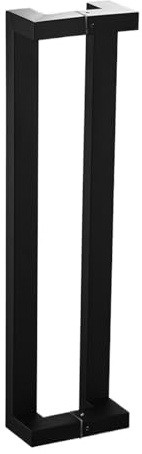 Lnhgh Griff für Glastür | Schranktürgriff aus Edelstahl, 60 cm, für Schrank, Waschküche, Badezimmer, Scheune, innen und außen